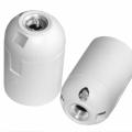 EL427511 | LAMPHOLDER E27 THERMOPLASTIC LIGHT TYPE ΜΕΤΑLLIC SCREW M10x1 WHITE