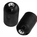 EL427512 | LAMPHOLDER E27 THERMOPLASTIC LIGHT TYPE ΜΕΤΑLLIC SCREW M10x1 BLACK