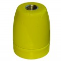 EL427811 | Vintage lampholder E27 porcelain | Yellow