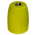 EL427811 | Vintage lampholder E27 porcelain | Yellow