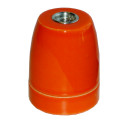 EL427831 | Vintage lampholder E27 porcelain | Orange