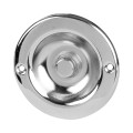 ELK59140 | WIRED DOORBELL PUSHBUTTON Φ65mm WITH NAMEHOLDER | NICKEL