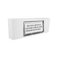ELK59041 | WIRED DOORBELL PUSHBUTTON WITH NAMEHOLDER | WHITE
