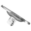 ELK59140 | WIRED DOORBELL PUSHBUTTON Φ65mm WITH NAMEHOLDER | NICKEL