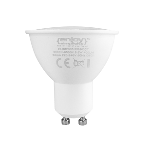 EL902003 | SMART Wi-Fi+BLE RGBW+CCT MR16 GU10 LED 5W(>50W)|2700-6500k|350lm|{enjoysimplicity}™