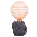 EL327111 | MARBEL CUBE TABLE LIGHT E27|Φ95mm|1.8mt Βlack cable + ΙΙ Plug + Switch|{enjoysimplicity}™