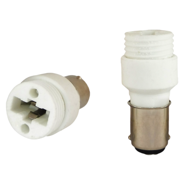 ELBA15DG9 | ADAPTOR FROM BA15D TO G9 PORCELAIN