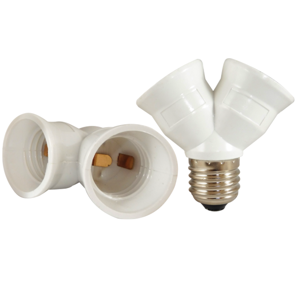 ELE272E27 | ADAPTOR FROM Ε27 TO 2*E27 BAKELITE