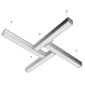 EL188242 | LED LINEAR ALUMINUM HANGING AND WALL-MOUNTED 36W|IP20|4000k|2700lm|1200x70xh70mm|BLACK|{enjoysimplicity}™