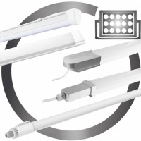 ■ LED Τ8 & Surface or Hanging long