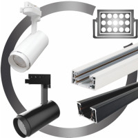 ■ LED Spots Connected with Rails