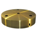 EL329447 | ROUND BASE Φ120xh25mm ANTIQUE GOLD|4HOLES