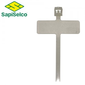 1121 | CABLE TIES WITH LABEL 25,4x8mm|2,5x100mm SapiSelco® 