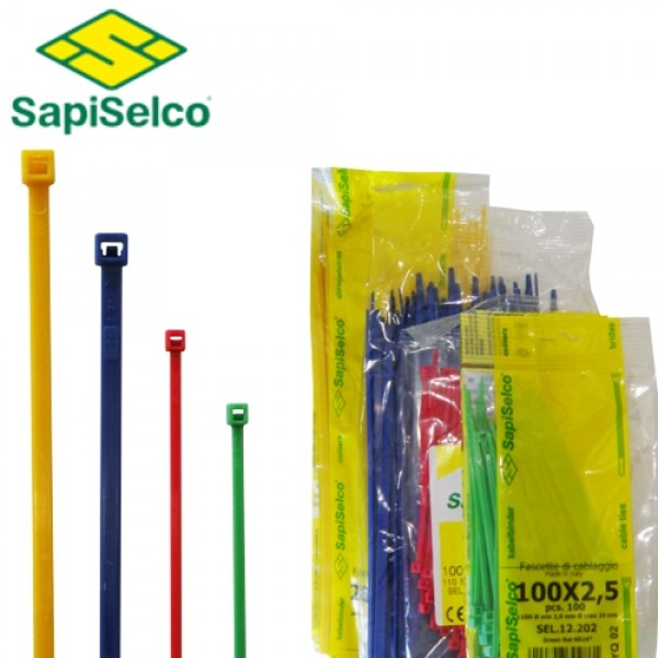 1168 | COLOURED CABLE TIES 4,5x200mm 