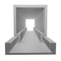 1433.23 | ADHESIVE TRUNKING 32xh13 SILVER ALUMINIUM