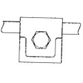375 |  UNIVERSAL CLAMP FOR RODS Φ8-10mm St/tzn