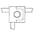 375 |  UNIVERSAL CLAMP FOR RODS Φ8-10mm St/tzn