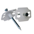 6521 | WINKED CABLE CLIPS F2xL40mm | WING: 27-34  